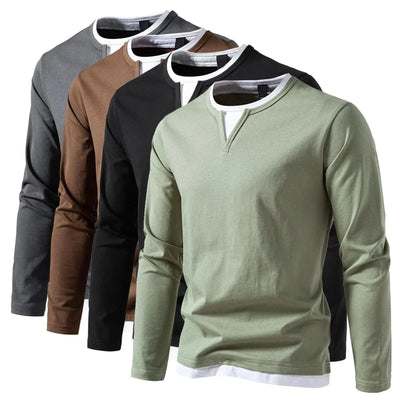 Casual Two-Layer Sweater