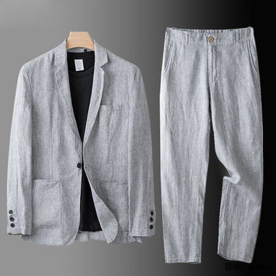 Ivan | Linen Blazer & Trousers Set