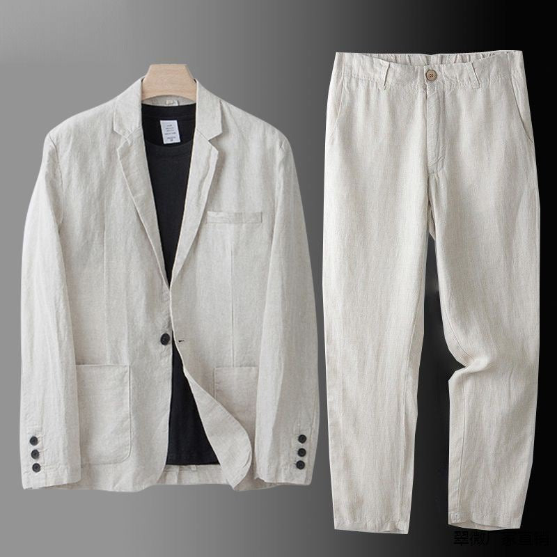Ivan | Linen Blazer & Trousers Set