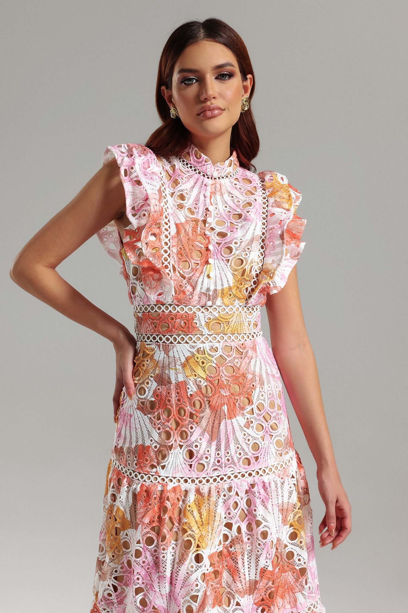 Selena | Hollow Maxi Dress