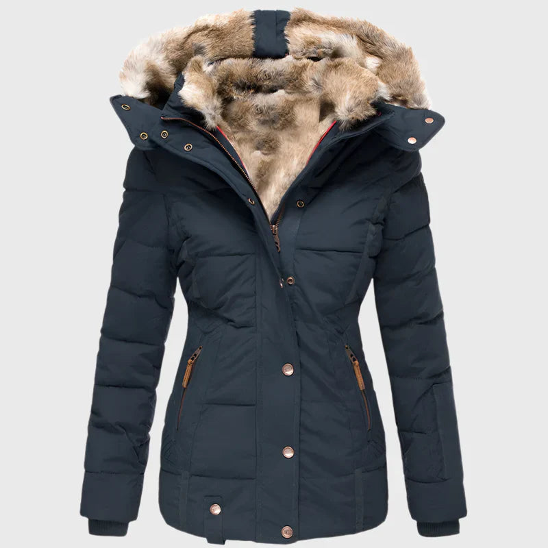 Belen™ - Warm Winter Coat with Fur Lining