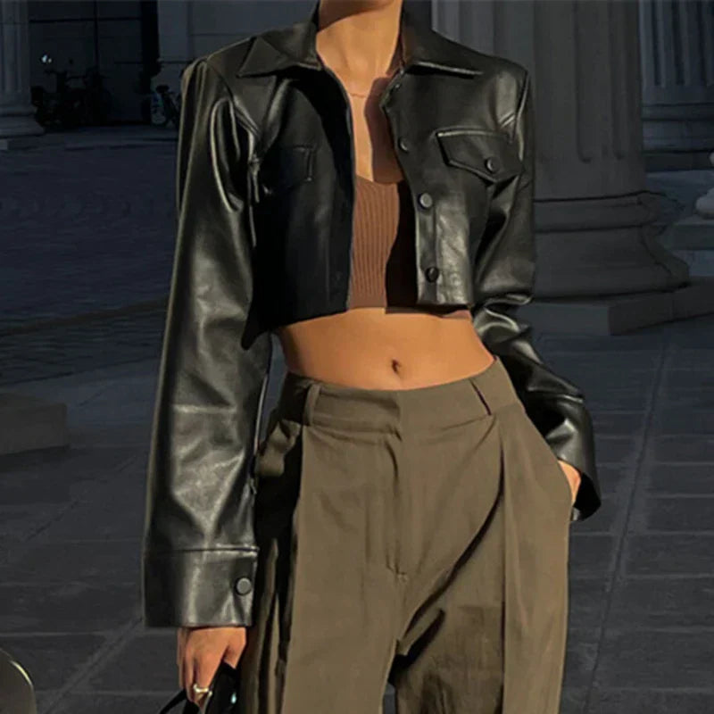 Celia™ – Classic Leather Jacket