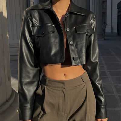 Celia™ – Classic Leather Jacket