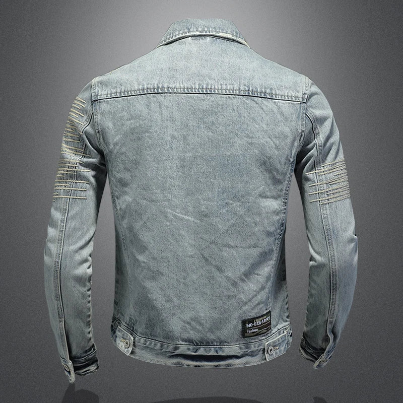 James - Hooded denim jacket