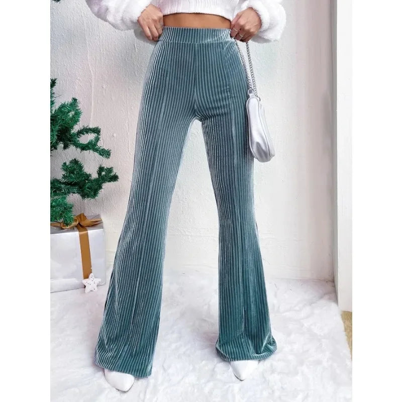 Velmara - Velvet Bell Bottoms