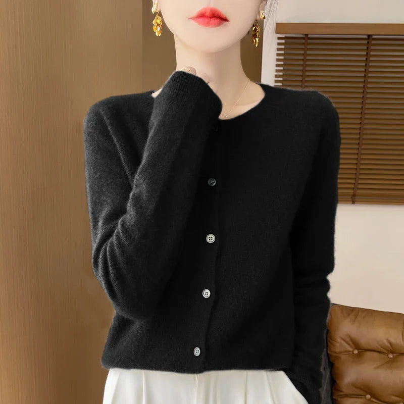 Aline - Cozy Knitted Cardigan