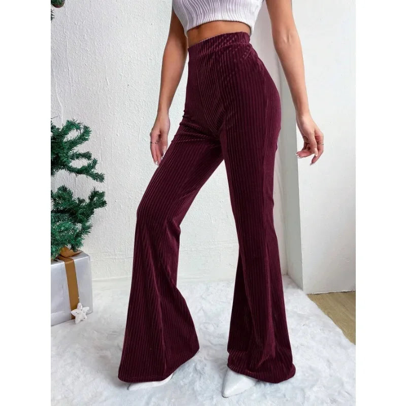 Velmara - Velvet Bell Bottoms