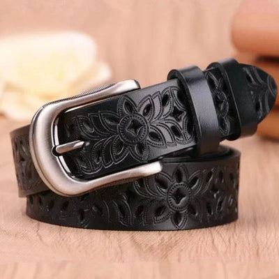 MICHELA™ | Elegant Faux Leather Belt for Modern Women