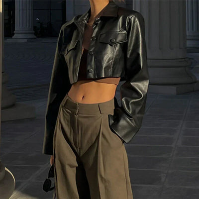 Celia™ – Classic Leather Jacket