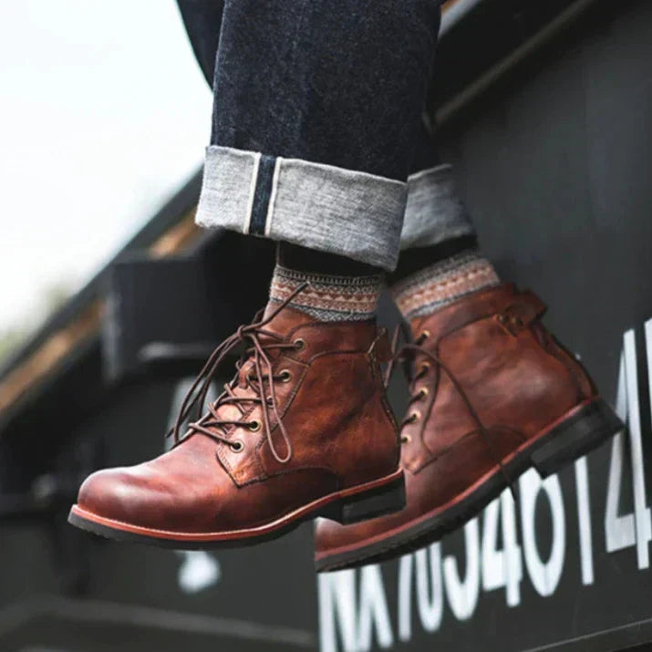 Fanum | Retro Round Nose Men's Boots