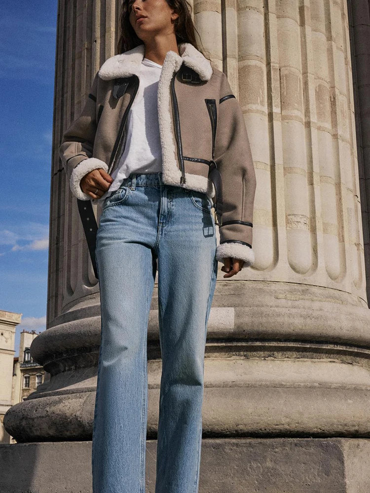 Merel™ – Elegant Leather Jacket