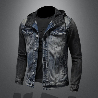 James - Hooded denim jacket
