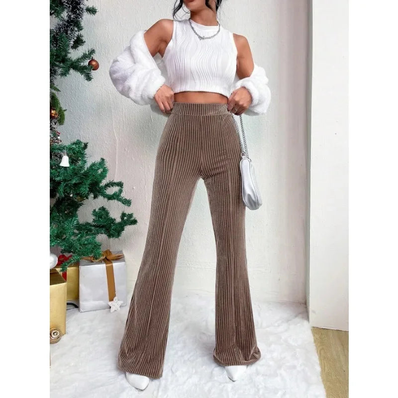 Velmara - Velvet Bell Bottoms