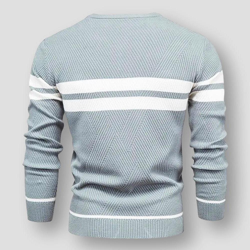 Absalom | Men's Sweater with Stripes