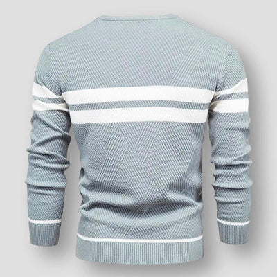 Absalom | Men's Sweater with Stripes