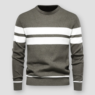 Absalom | Men's Sweater with Stripes