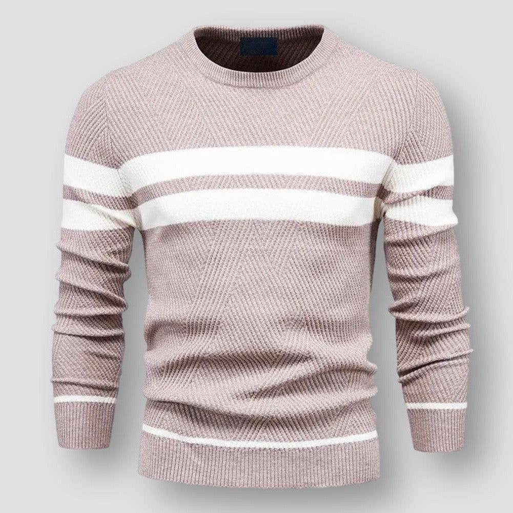 Absalom | Men's Sweater with Stripes