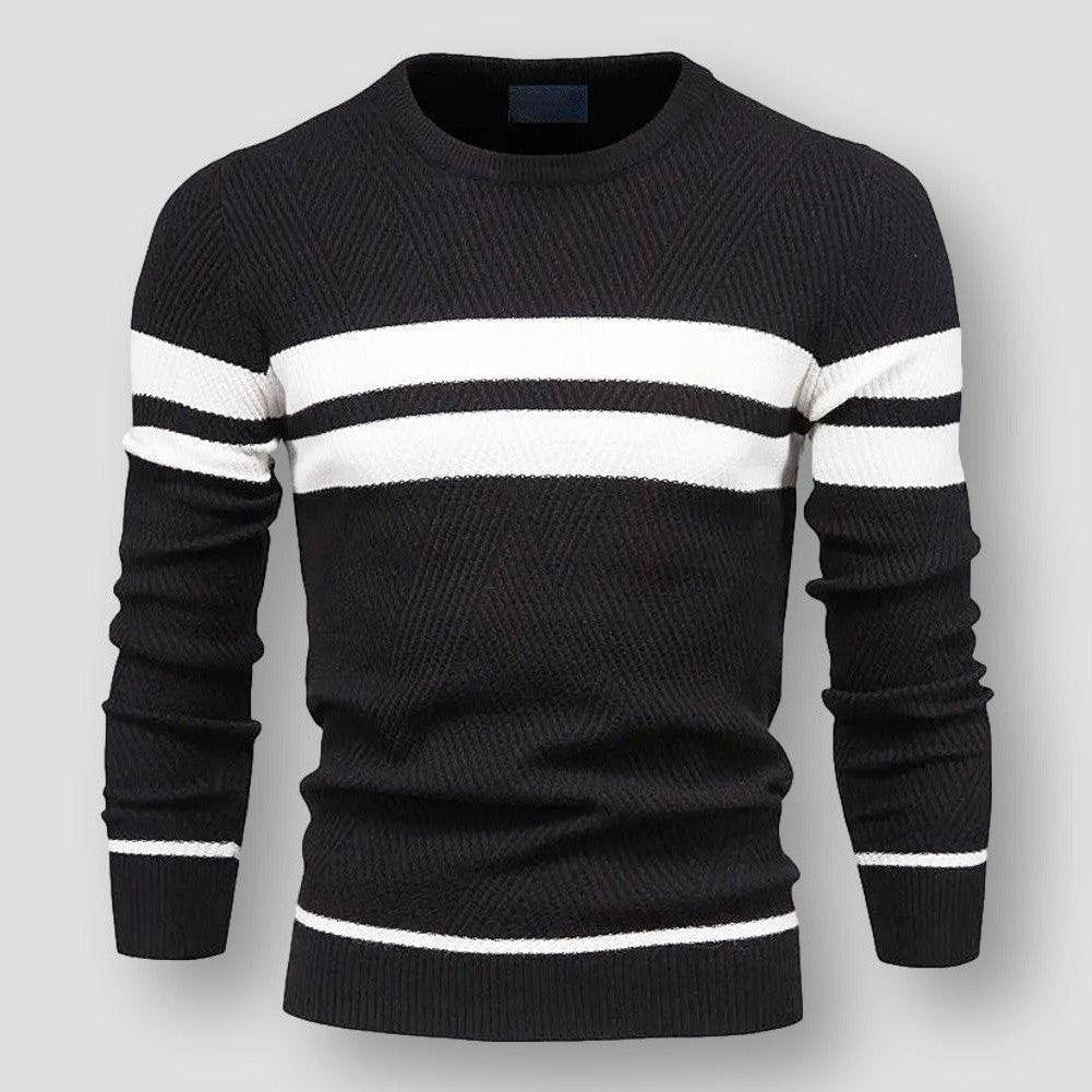 Absalom | Men's Sweater with Stripes