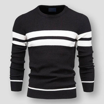 Absalom | Men's Sweater with Stripes