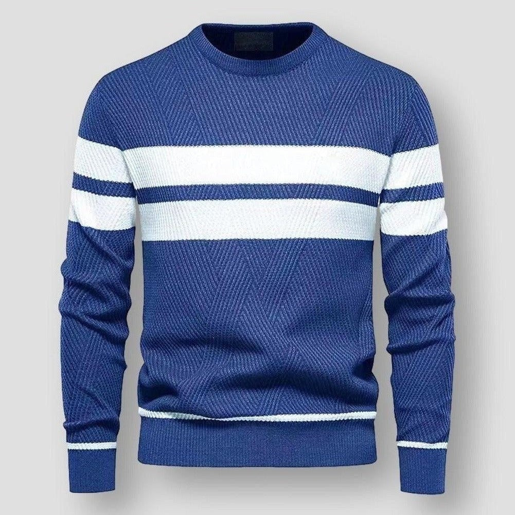 Absalom | Men's Sweater with Stripes