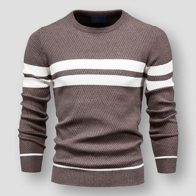Absalom | Men's Sweater with Stripes