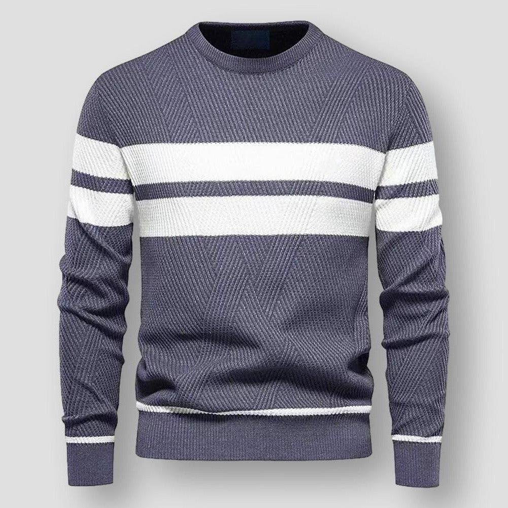Absalom | Men's Sweater with Stripes