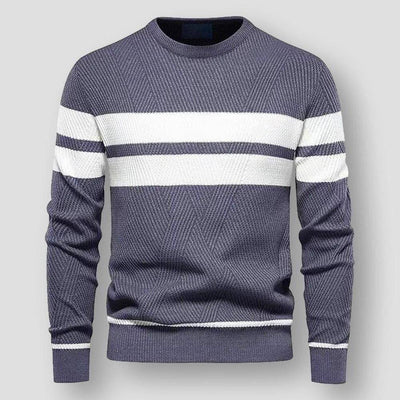 Absalom | Men's Sweater with Stripes