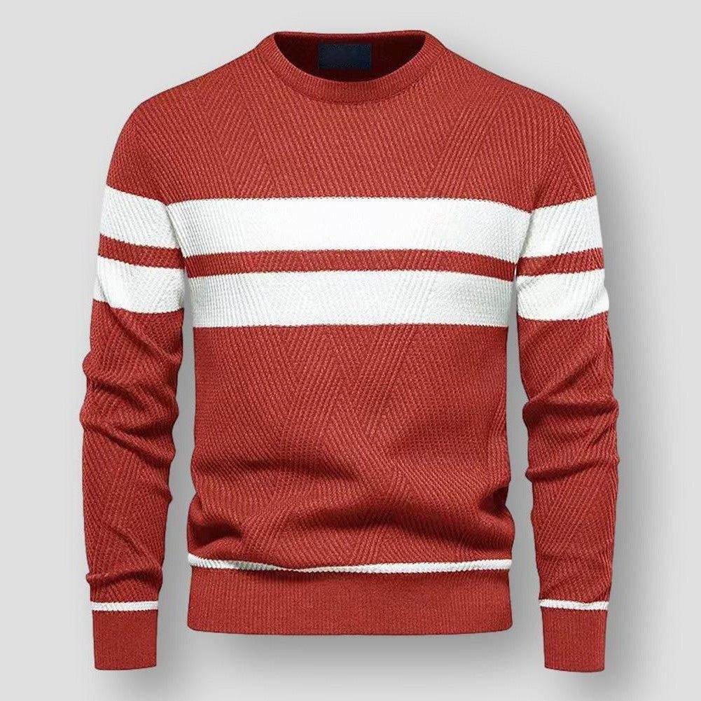 Absalom | Men's Sweater with Stripes