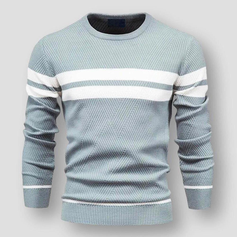 Absalom | Men's Sweater with Stripes
