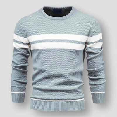 Absalom | Men's Sweater with Stripes