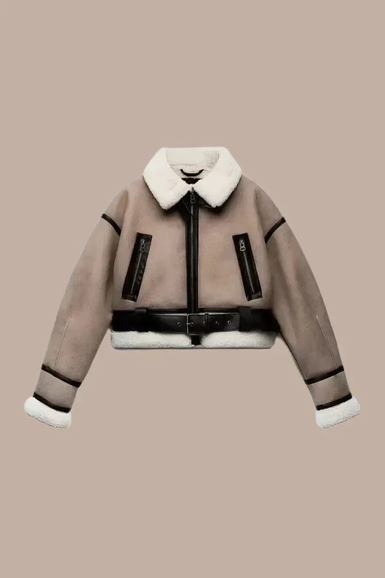 Merel™ – Elegant Leather Jacket