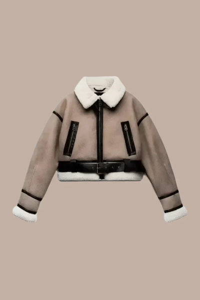 Merel™ – Elegant Leather Jacket