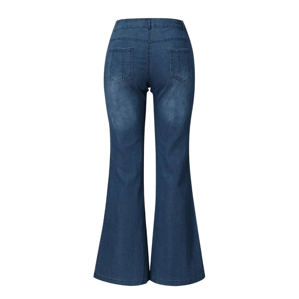 Isola - Embroidered Bell Bottoms