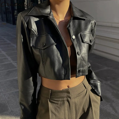 Celia™ – Classic Leather Jacket