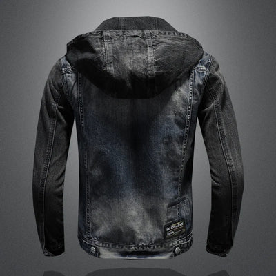 James - Hooded denim jacket