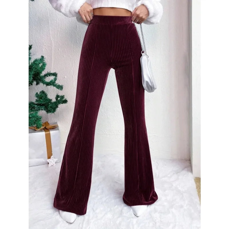Velmara - Velvet Bell Bottoms