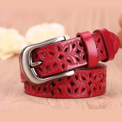 MICHELA™ | Elegant Faux Leather Belt for Modern Women