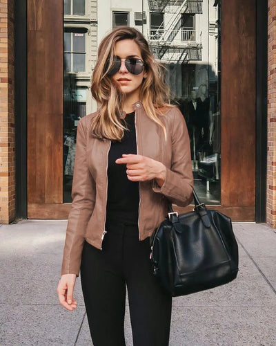 Valerie™ – Elegant Leather Jacket