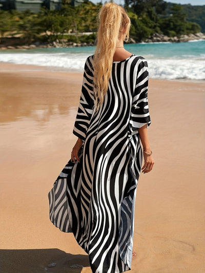 Mireille - Tropical Resort Bamboo Maxi Dress