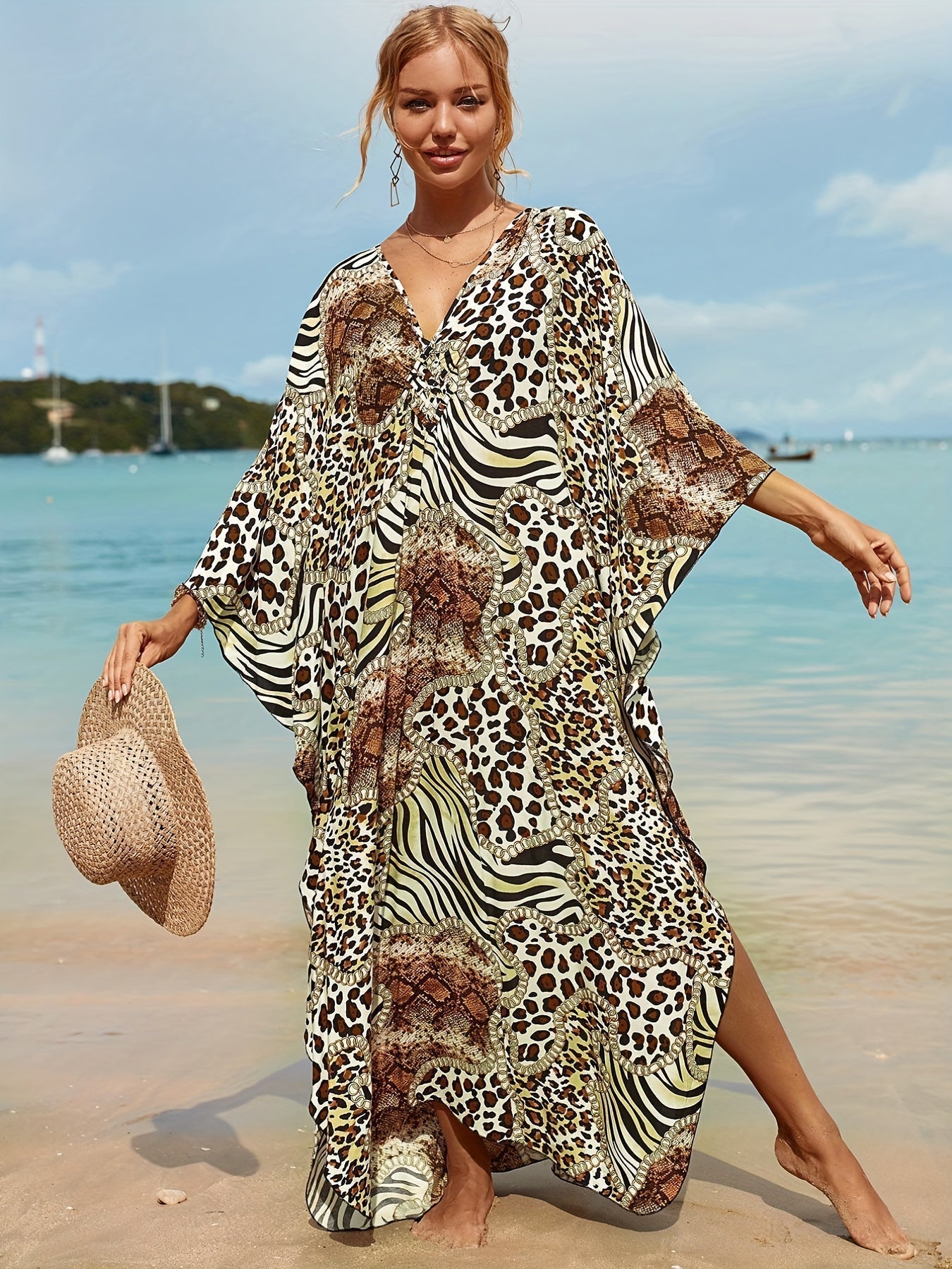 Havanna - Tropical Resort Bamboo Maxi Dress