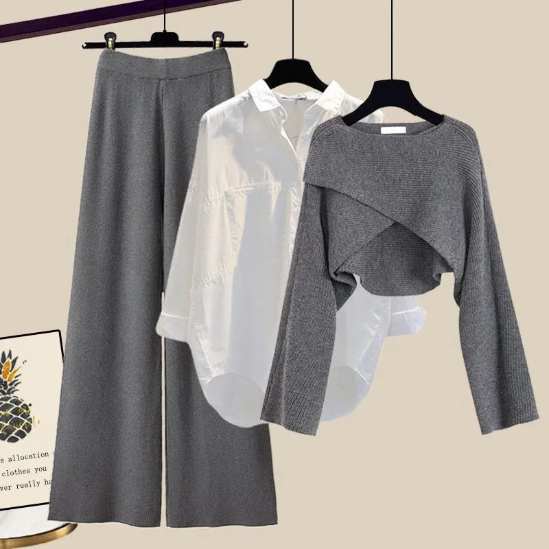 Tina | Comfortable Three-piece Long Sleeve Set