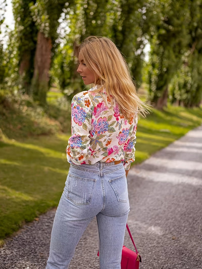 Ava™ Floral Tunic Blouse