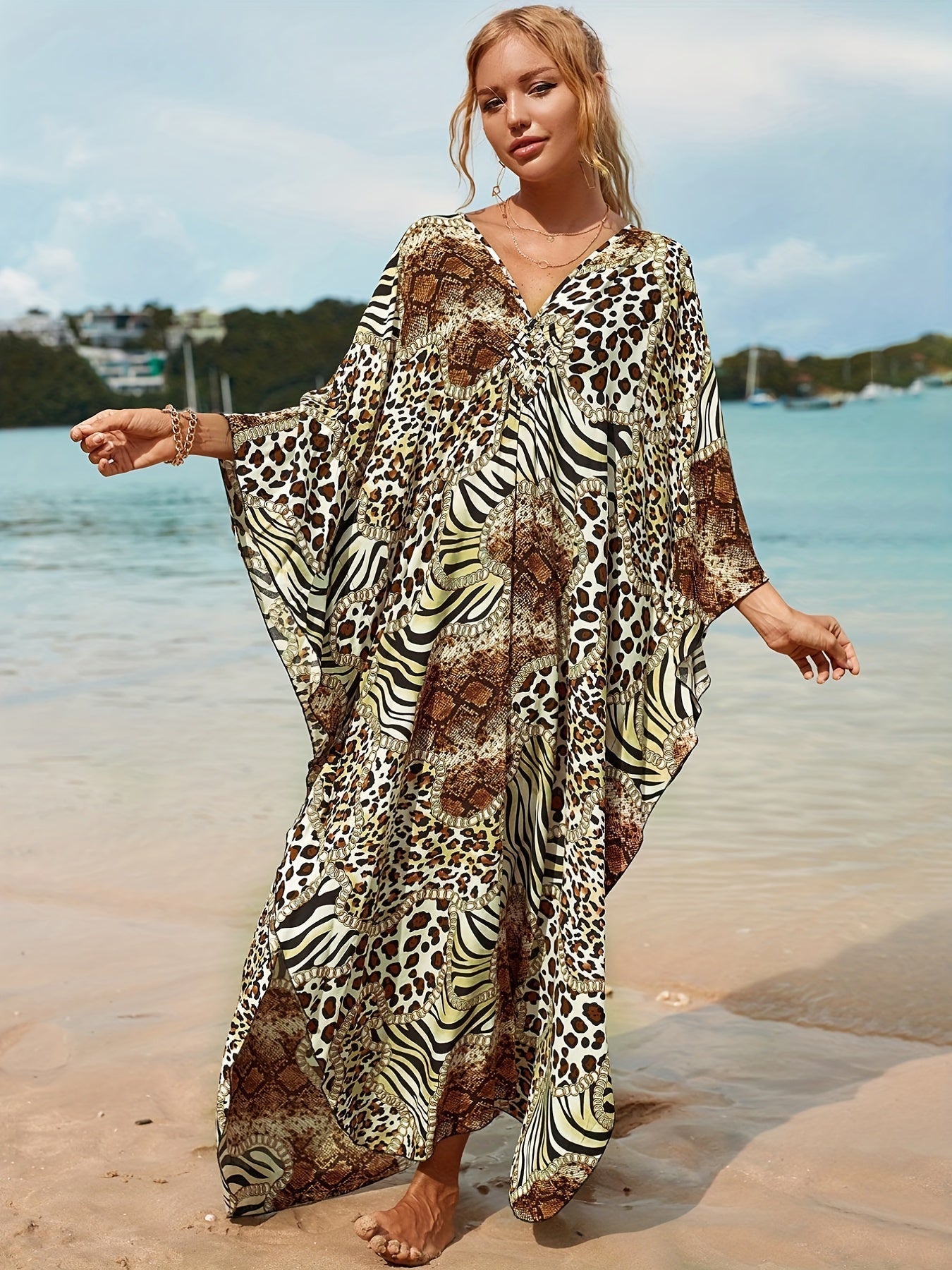 Havanna - Tropical Resort Bamboo Maxi Dress