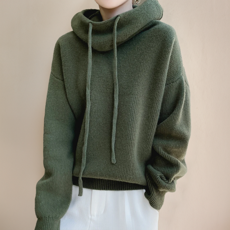 Loren | Knitted Hoodie