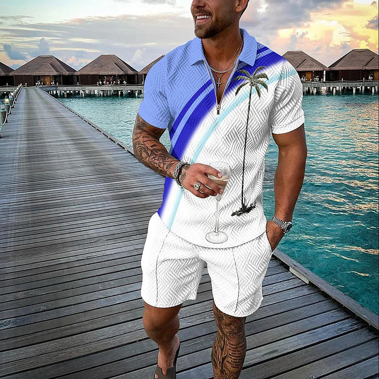 Tropicana Polo Shirt And Shorts