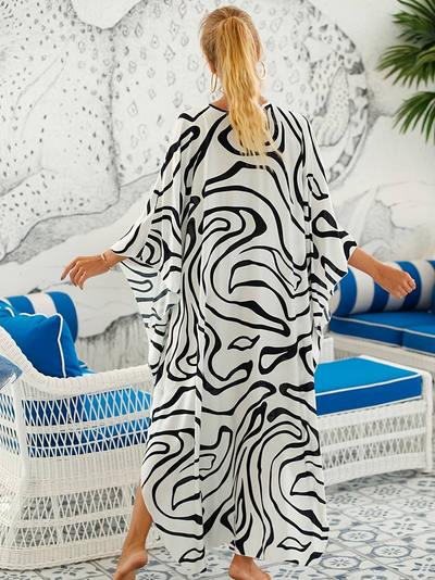 Lunessa - Tropical Resort Bamboo Maxi Dress