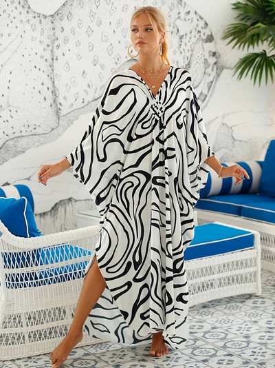 Lunessa - Tropical Resort Bamboo Maxi Dress