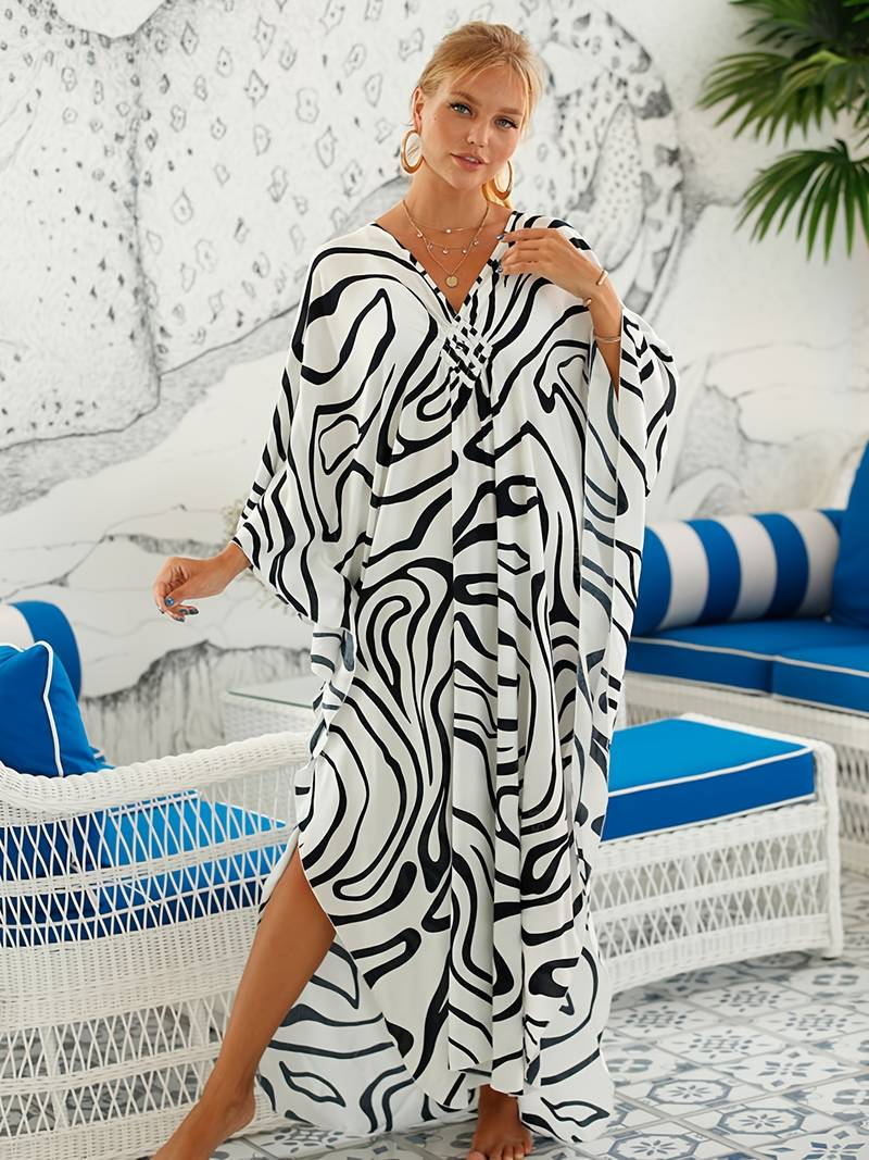 Lunessa - Tropical Resort Bamboo Maxi Dress