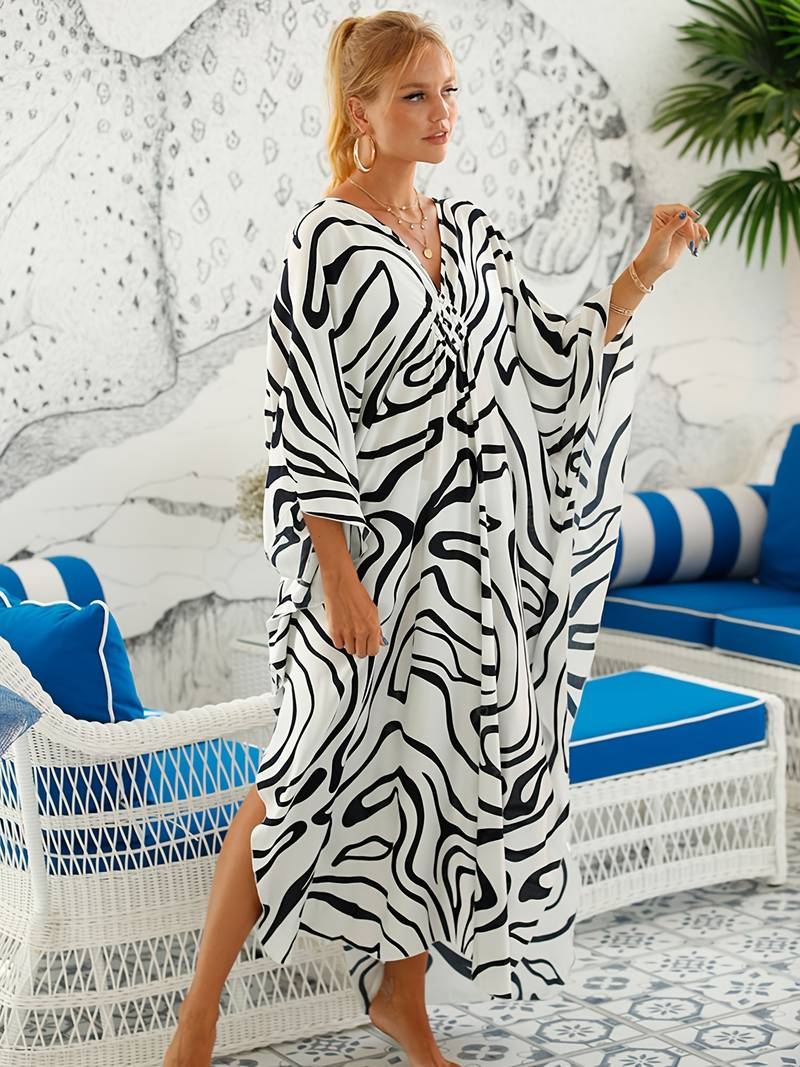 Lunessa - Tropical Resort Bamboo Maxi Dress
