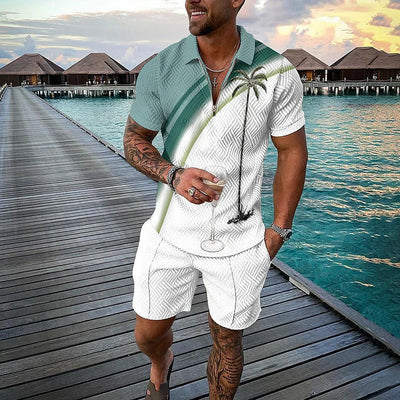 Tropicana Polo Shirt And Shorts